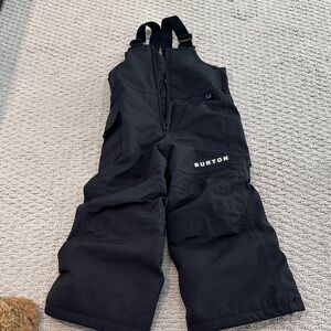 Burton Kids Black Overalls